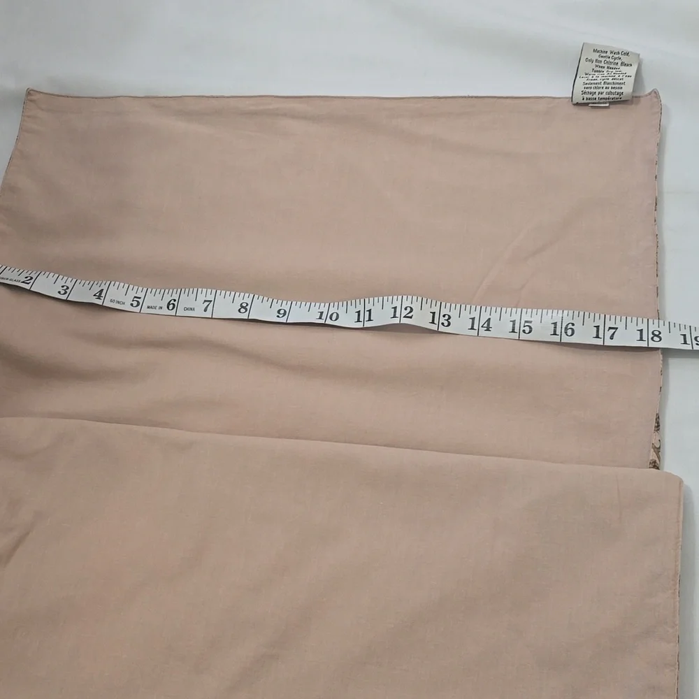 Pottery Barn‎ Pink and Gold Floral Fabric